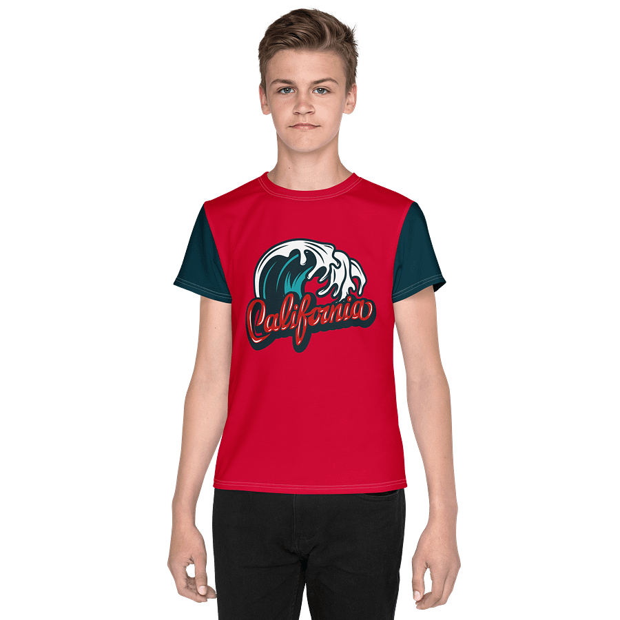 California Wave Graphic T-Shirt | For Teens Who Love the Beach product image (1)