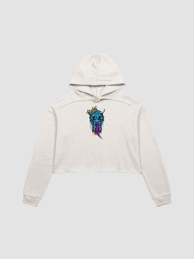 "I AM" Single Artwork Fleece Crop Hoodie