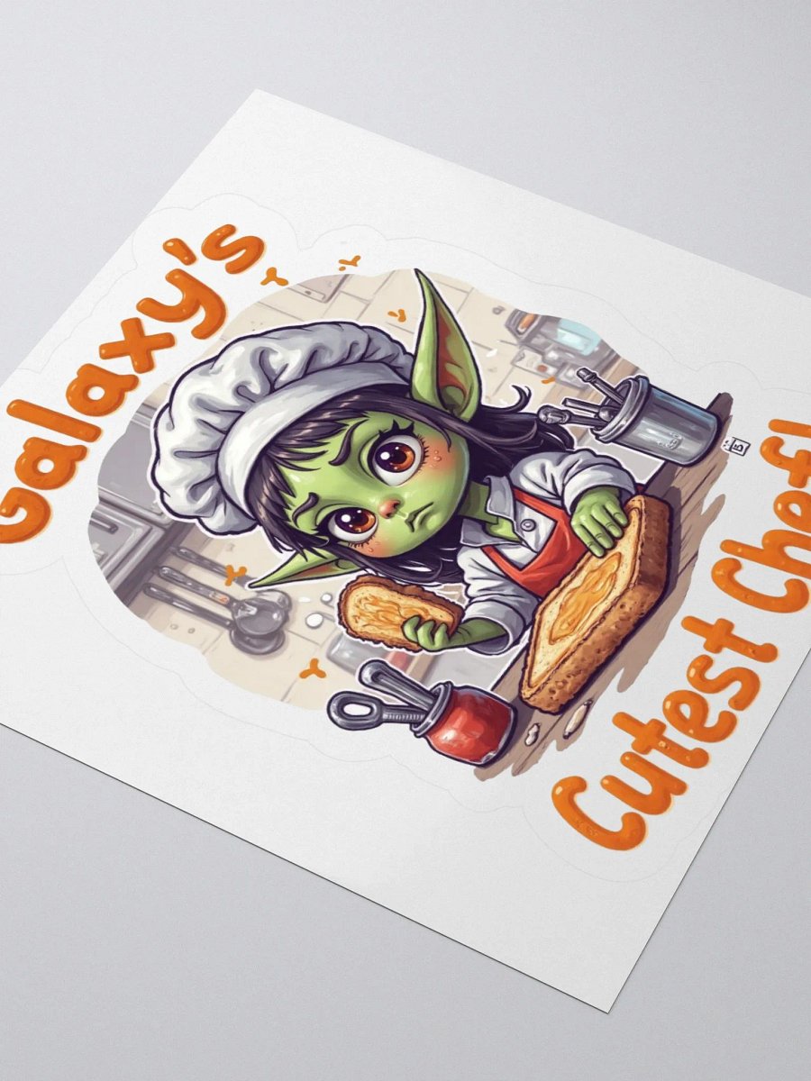 Galaxy's Cutest Chef Kiss Cut Stickers product image (8)