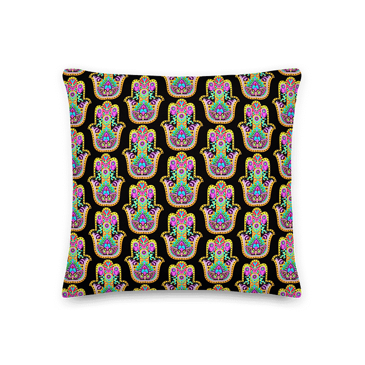Radiant Hamsa Bloom - Pillow product image (1)