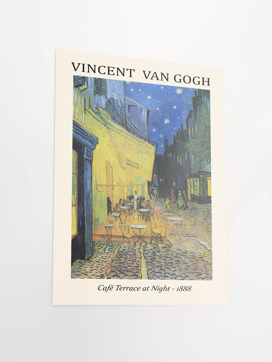 Classic art poster 'Café Terrace at Night' by Vincent van Gogh product image (9)