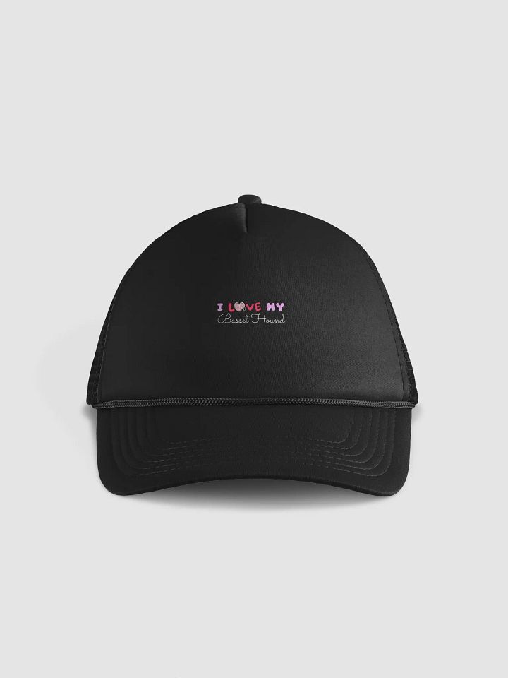 Pawfect Love Basset Hound Foam Trucker Hat product image (1)