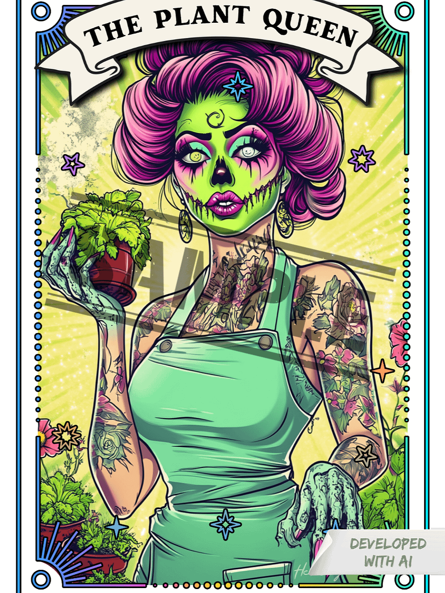 Zombabes: The Plant Queen Sticker product image (1)