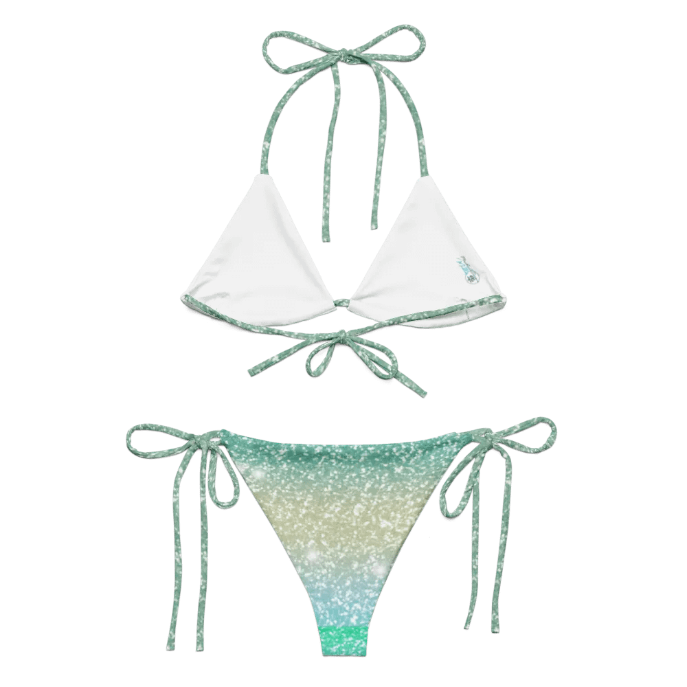 Glitter Unicorn Texture Design String Bikini (2) product image (2)