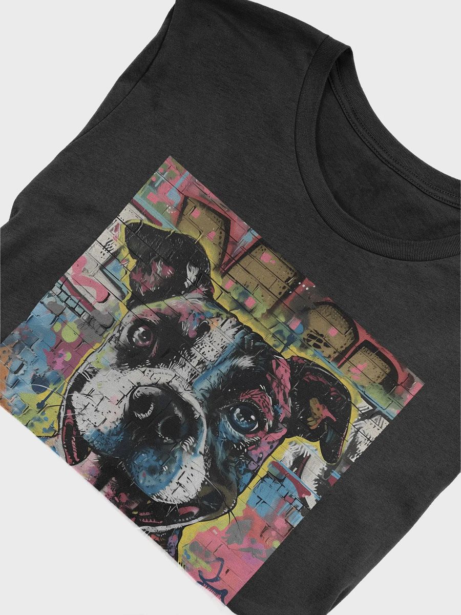 Graffiti Dog T-Shirt | Urban Art Dog Lover Tee | Bold and Colorful Pet Owner Gift product image (5)