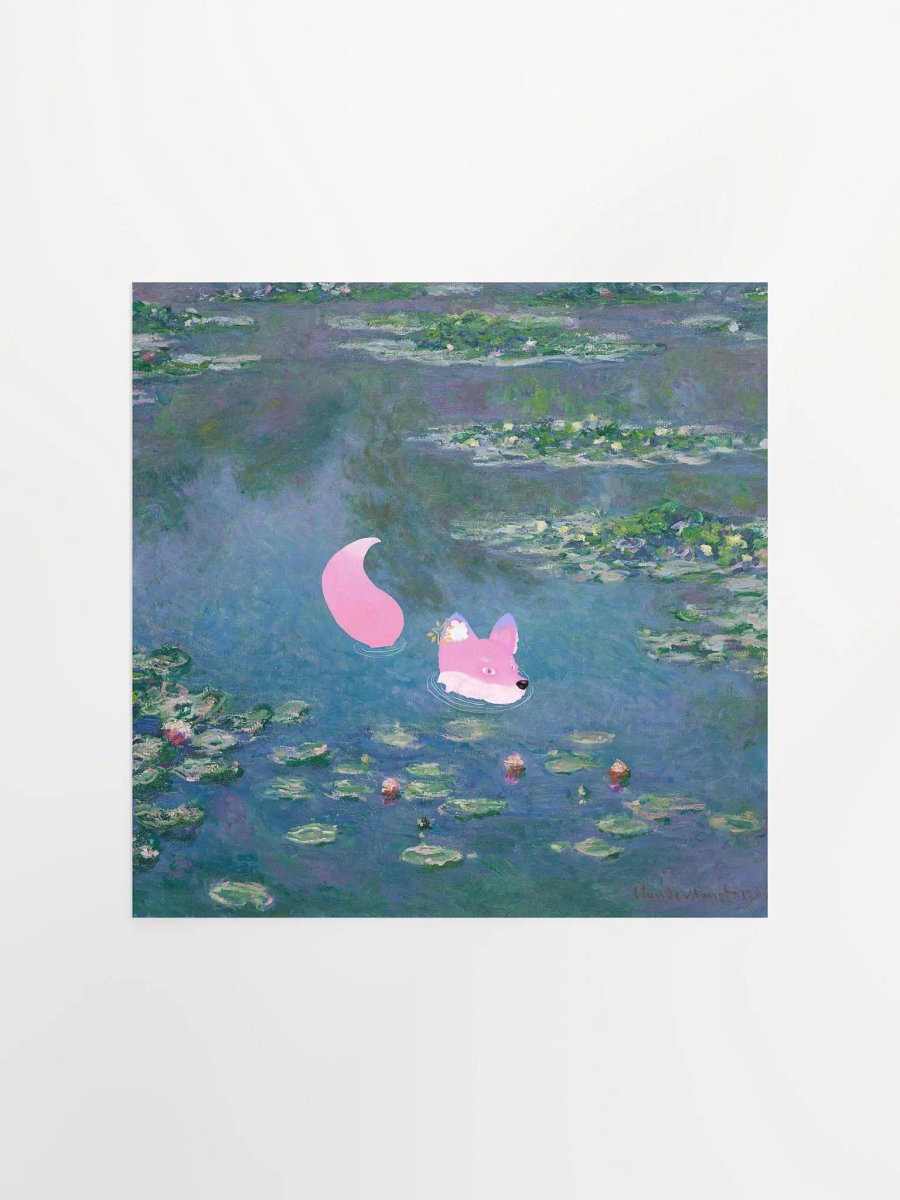 Monet's f0x matte print product image (1)