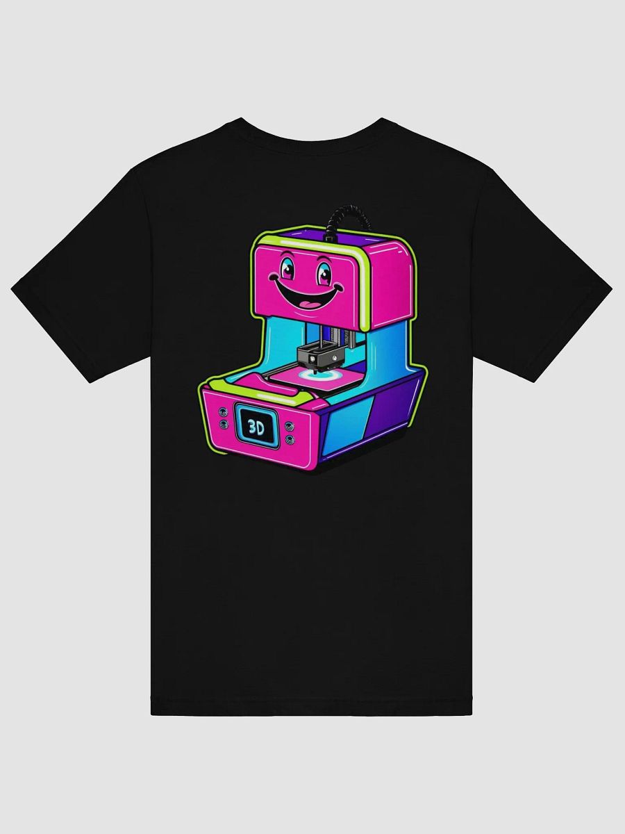 Smiling 3D Printer Cartoon T-Shirt product image (45)