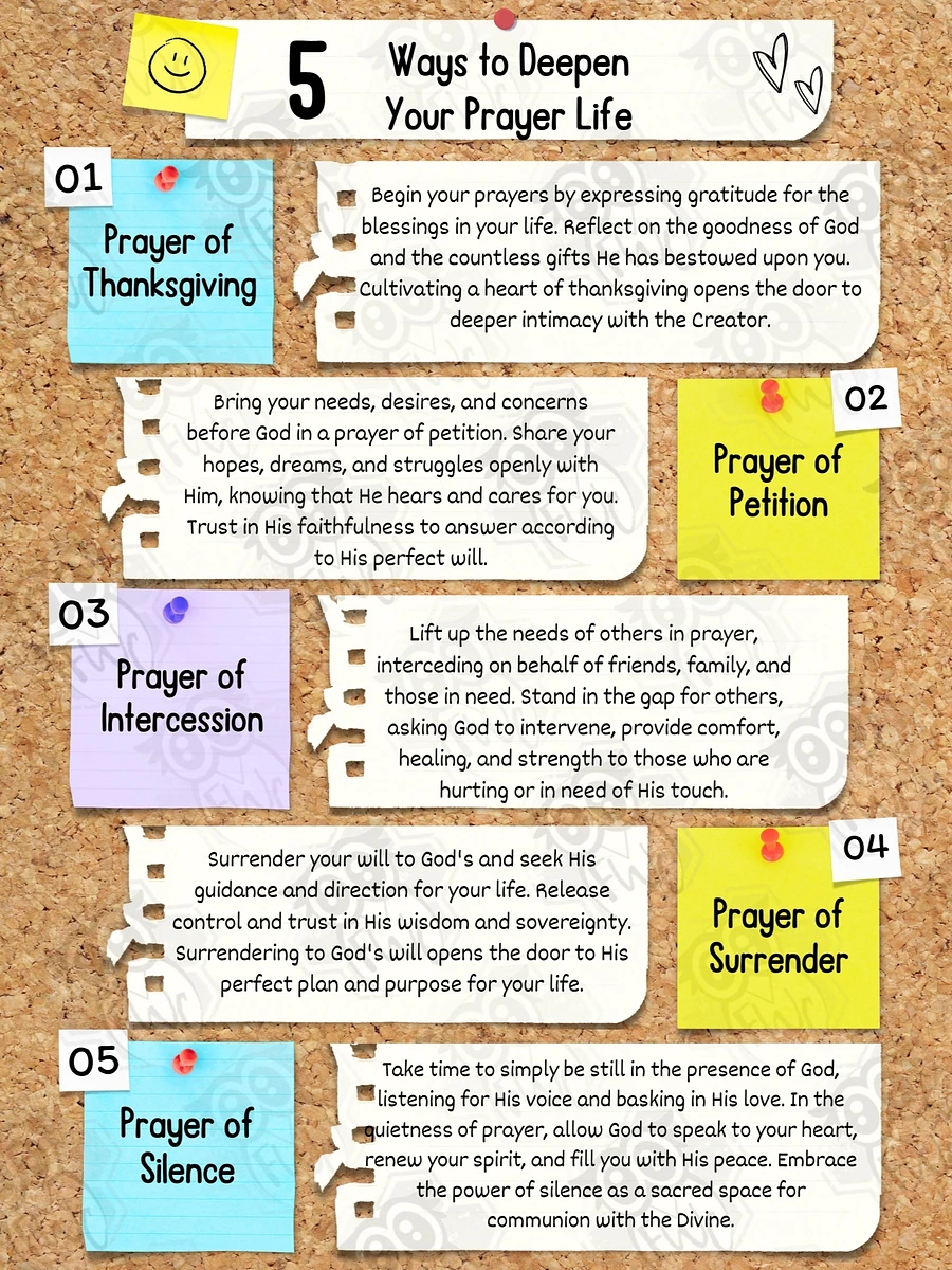 5 Ways to Deepen Your Prayer Life Free Printable product image (2)