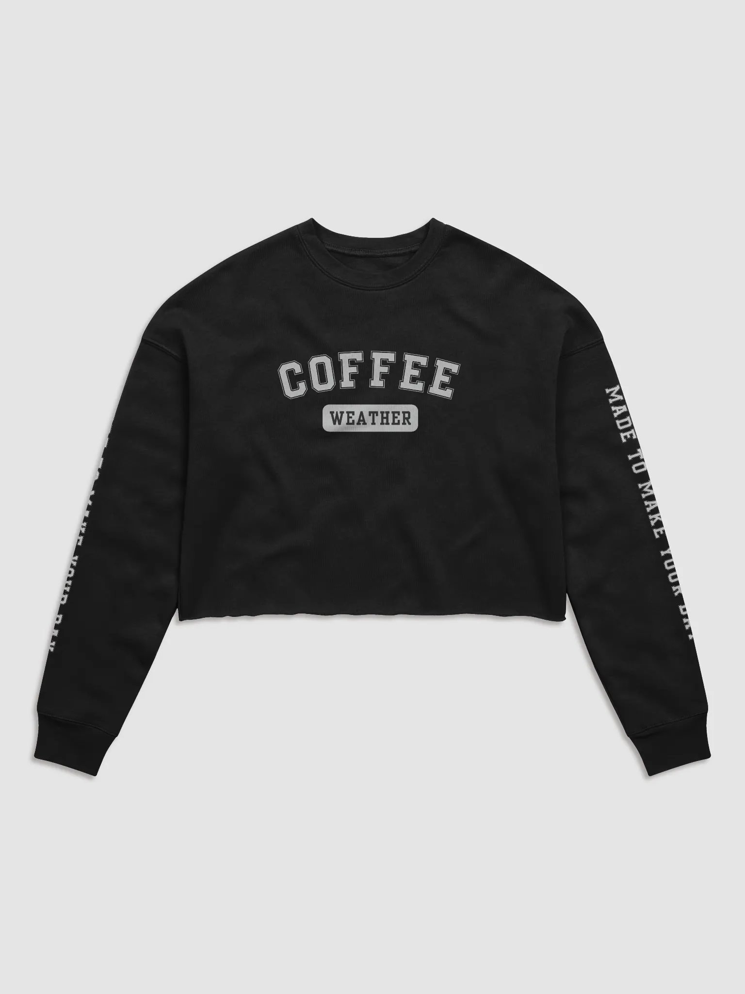 Coffee Weather | Crop Crewneck Edition product image (4)