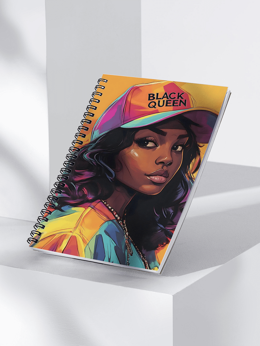 Black Queen Vibes Spiral Notebook product image (3)