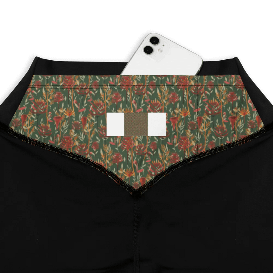 Brown All-Over Print Sports Leggings product image (1)