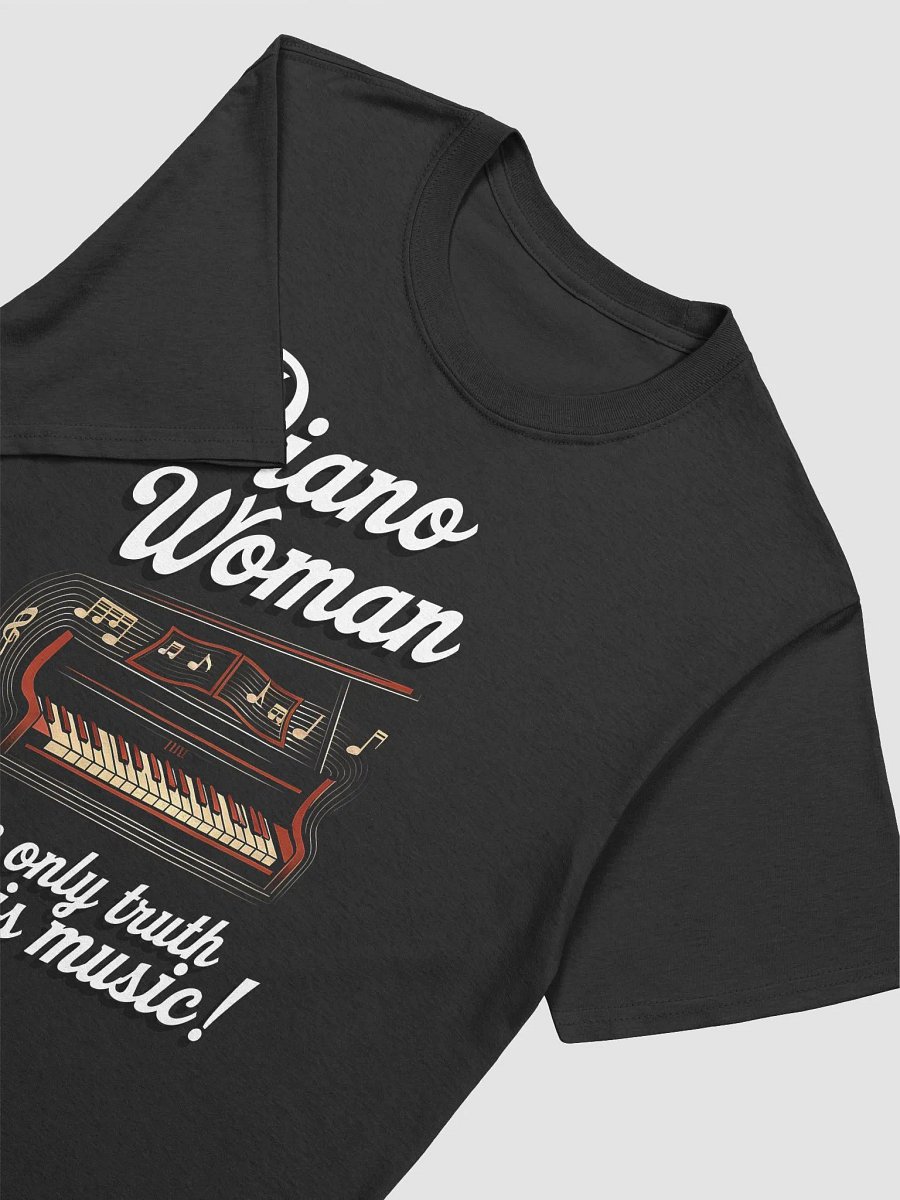 Fun Piano Woman Art Music T-Shirt product image (9)