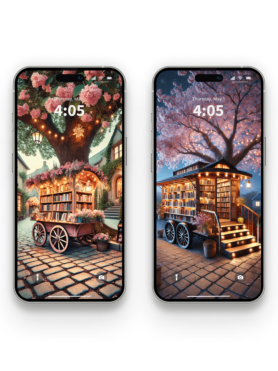 100 Stunning Wallpapers for Book Lovers – Cozy, Aesthetic & Inspiring product image (5)