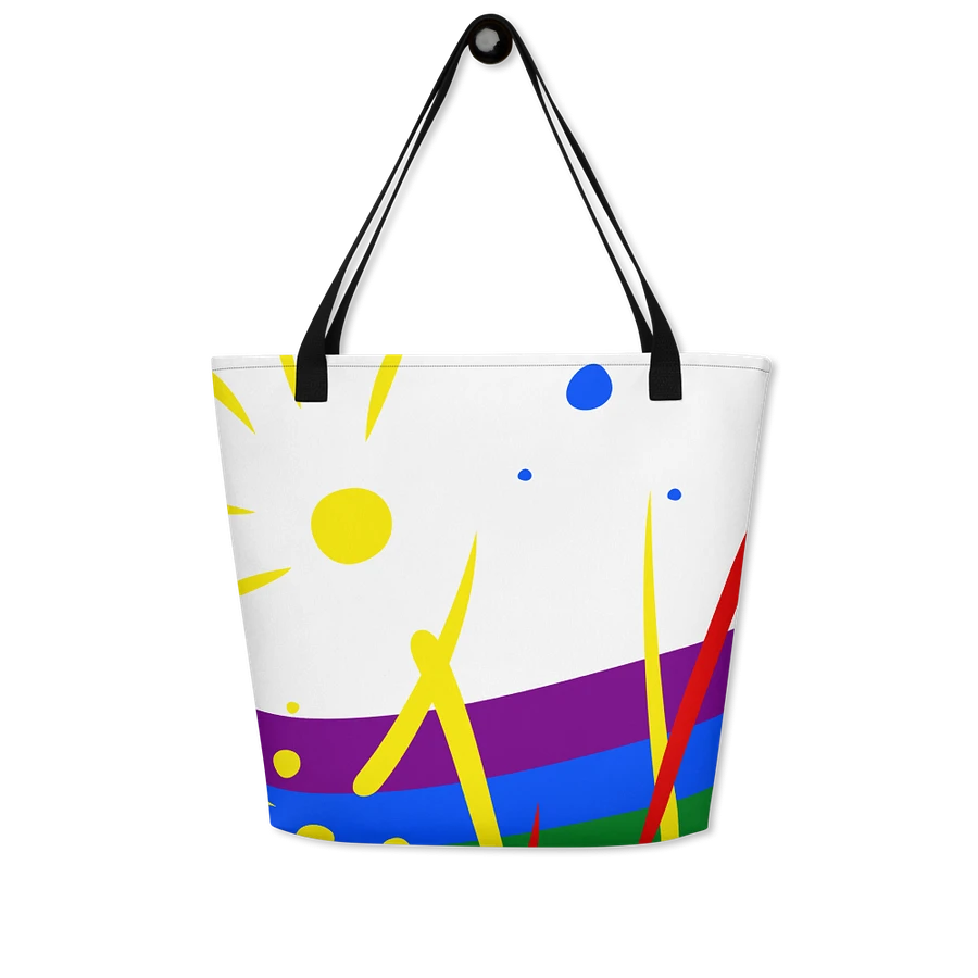 Rainbow Splash Tote with Pocket Inside product image (9)