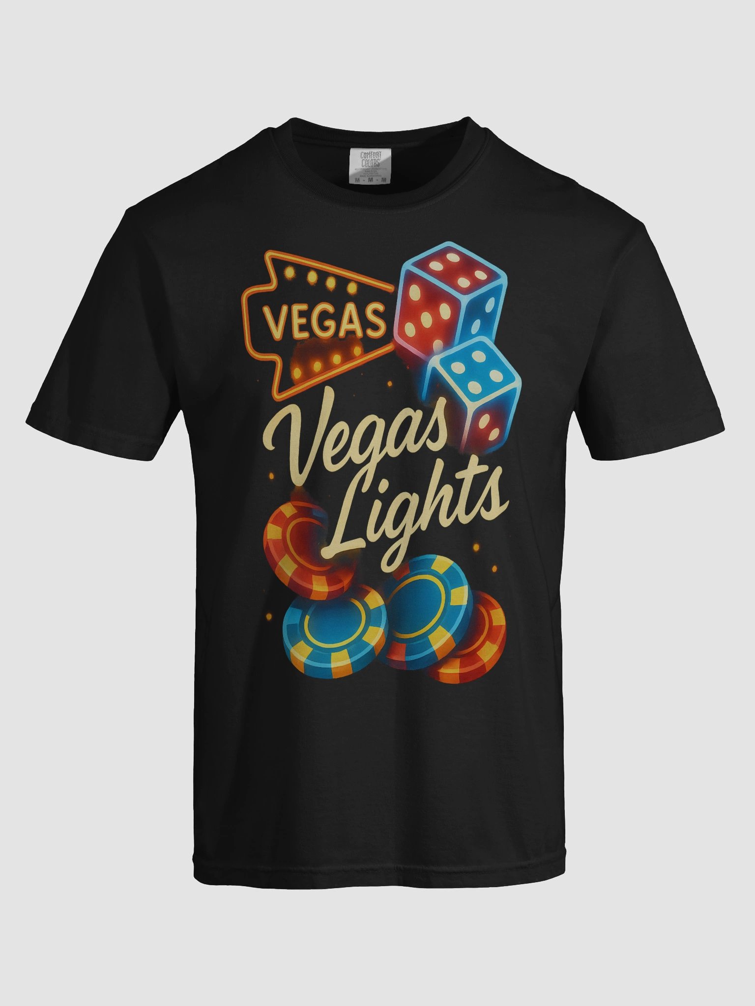 Vegas Lights Casino Vibes T-Shirt product image (7)