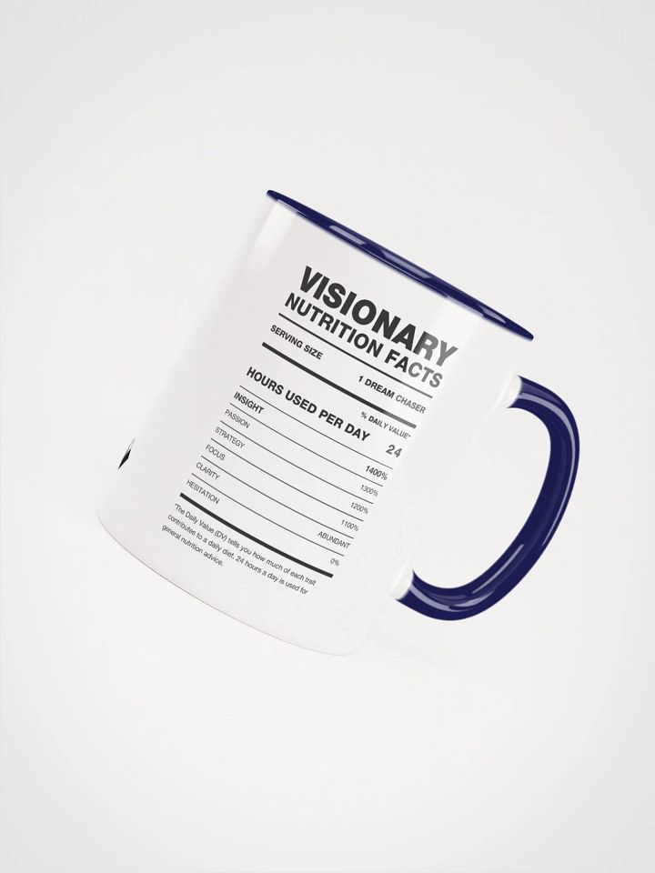 VISIONARY Nutrition Facts Ceramic Mug product image (1)