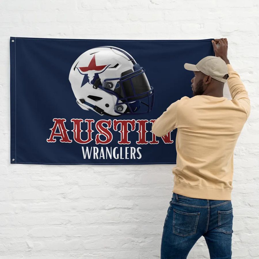 Austin Wranglers Team Flag product image (11)
