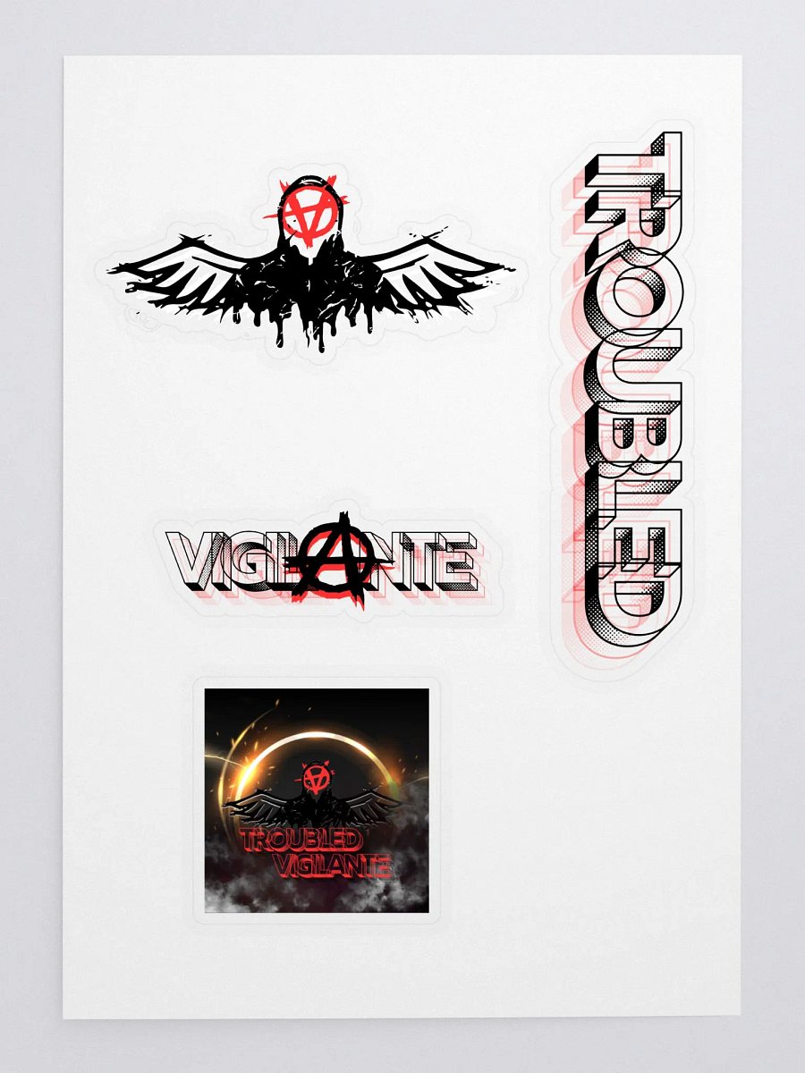 Troubled Vigilante Stickers product image (3)