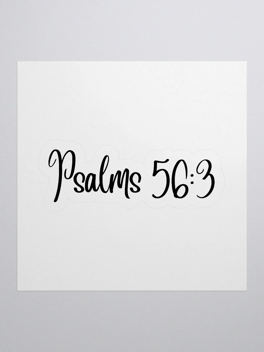Psalm 56:3 Sticker product image (1)