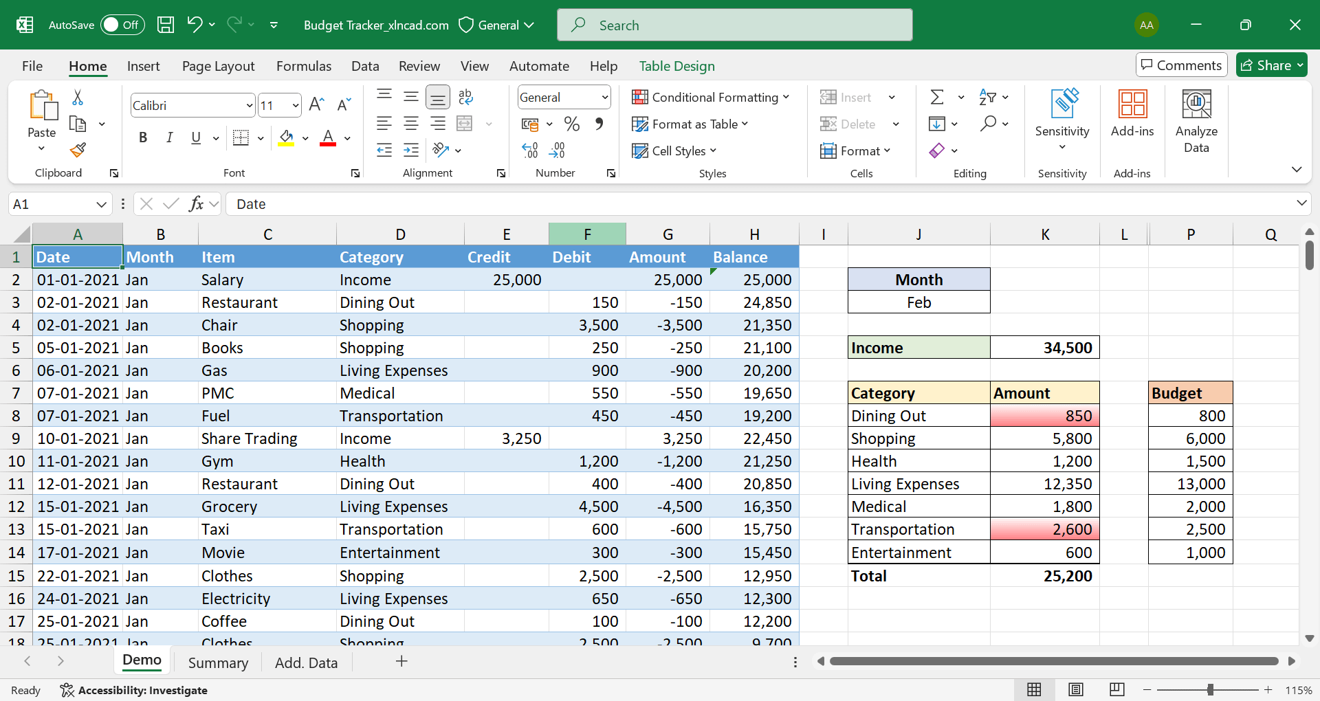 Income, Expense, and Savings Tracker product image (3)
