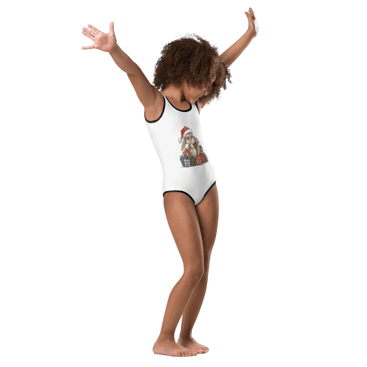 Santa Bunny Kids Swimsuit product image (2)