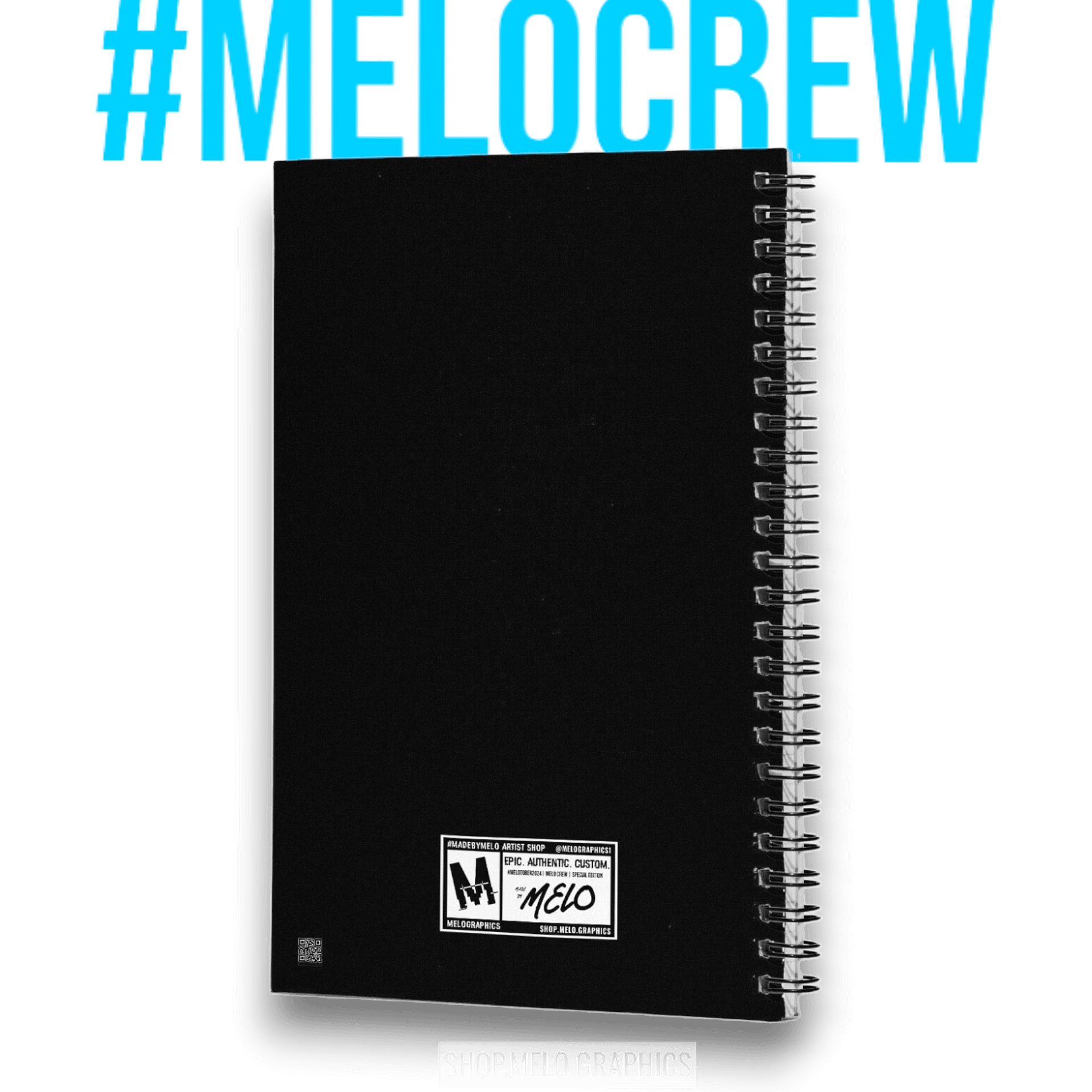 #MELOtober 2024 Personalized MELO CREW Chaos - Spiral Notebook | #MadeByMELO product image (2)