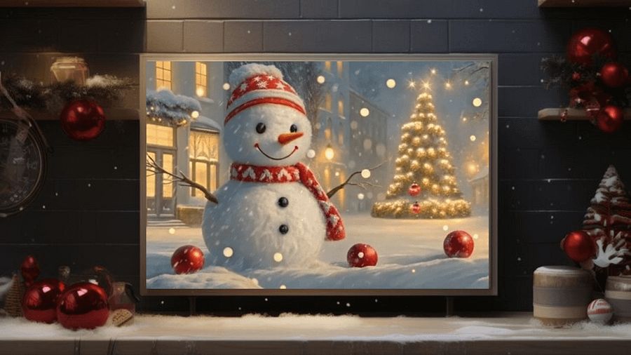 The Snowman’s Festive Wonderland Christmas in the Village - Frame TV IV product image (3)