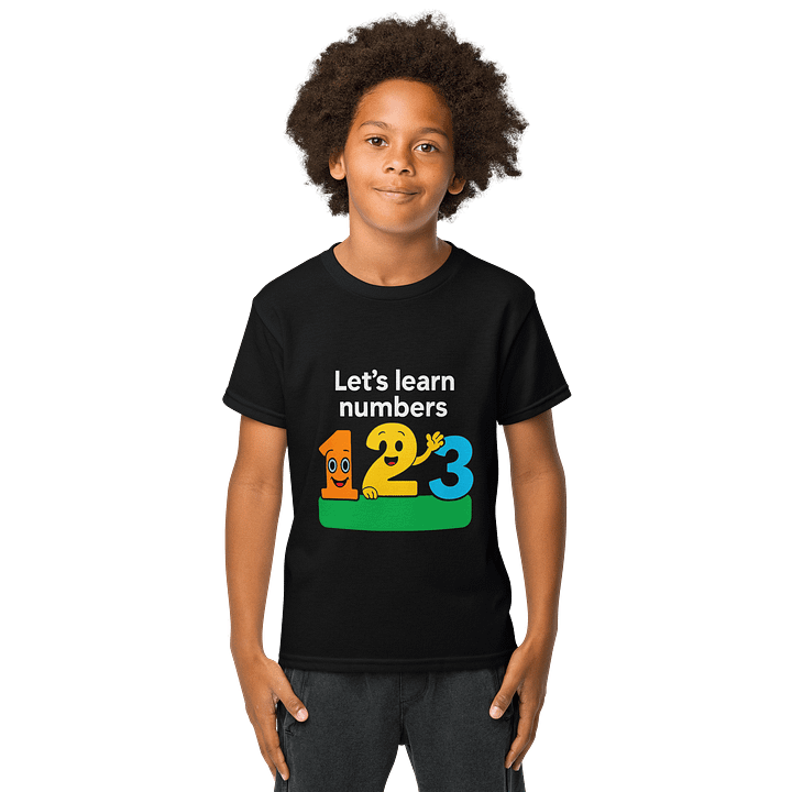 Smiling Numbers Kids Sports Tee product image (1)