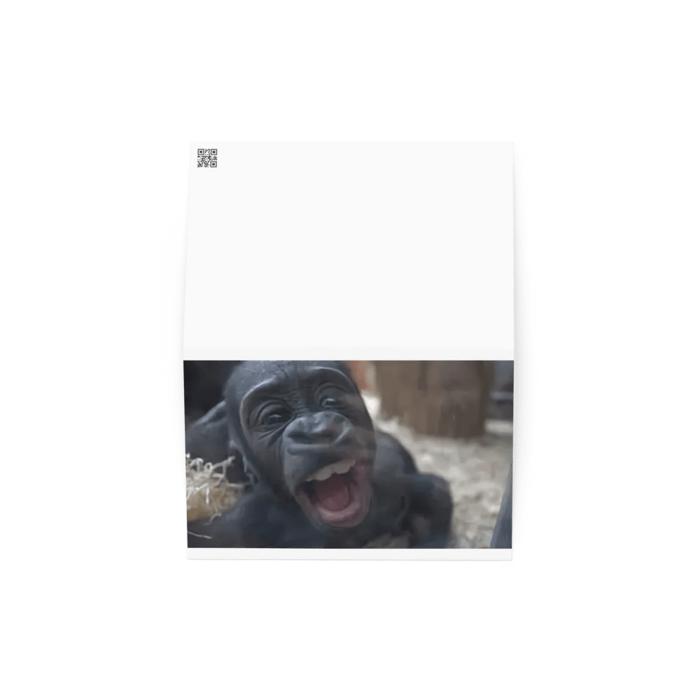 Curious Gorilla Greeting Card product image (2)