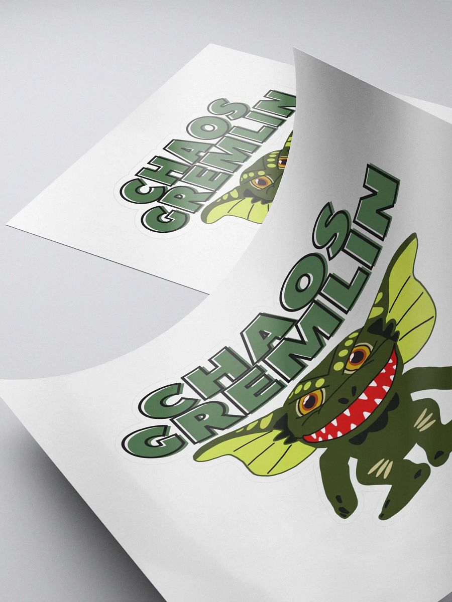 Chaos Gremlin Kiss Cut Sticker product image (4)