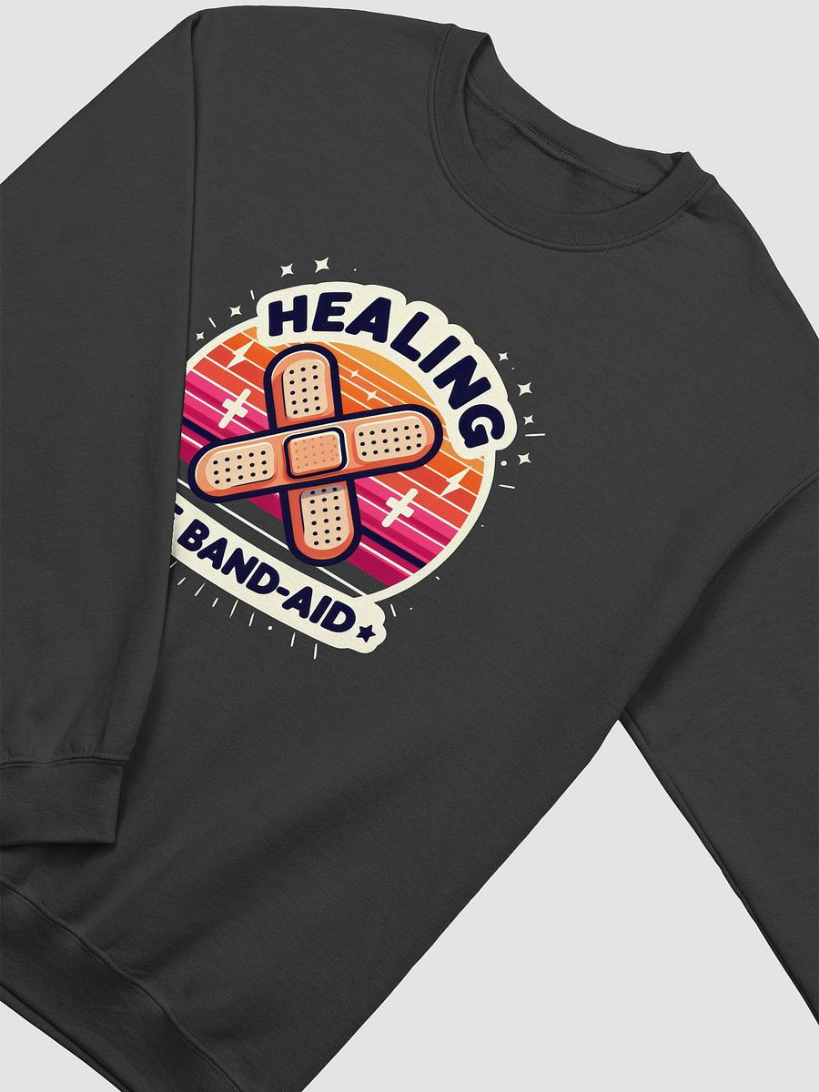 Retro Healing Band-Aid Crewneck product image (27)