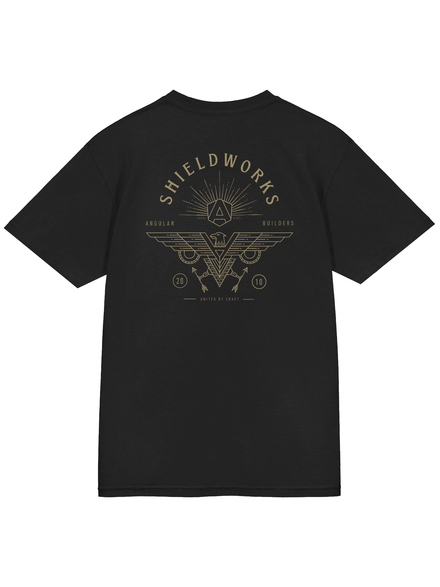 Shieldworks Local #201 “United by Craft” Heavyweight Tee product image (1)