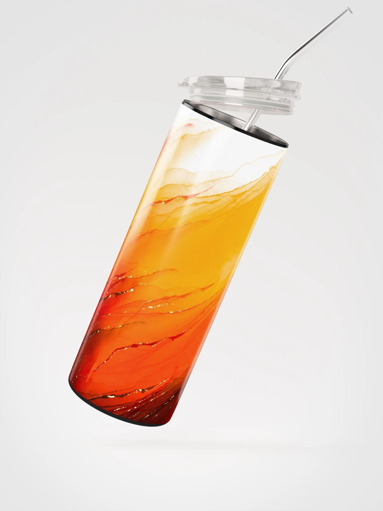 Inferno Blaze: Red Orange Flame Tumbler product image (2)