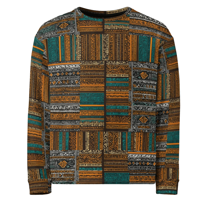 Tribal Ambassador Pattern | Recycled Unisex Sweatshirt product image (1)