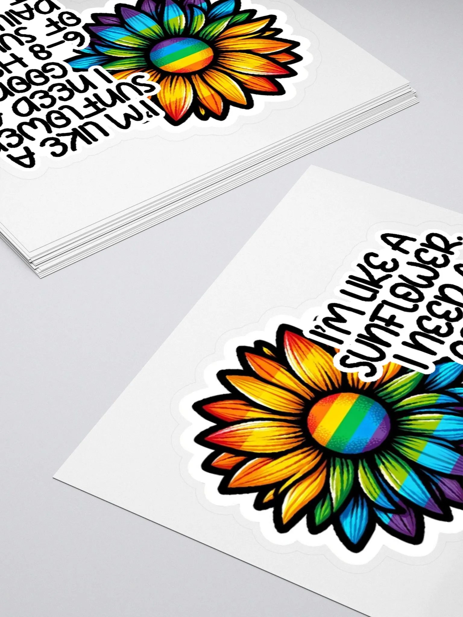Sunflower's Need Sunshine Sticker-Sun Lover's-Summer Child Sticker product image (12)