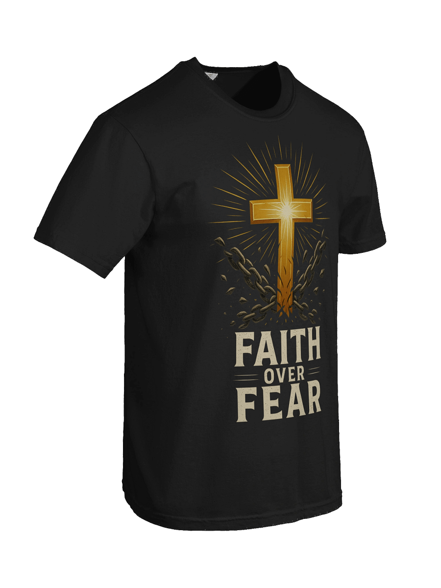 Faith Over Fear – Cross Tee product image (5)