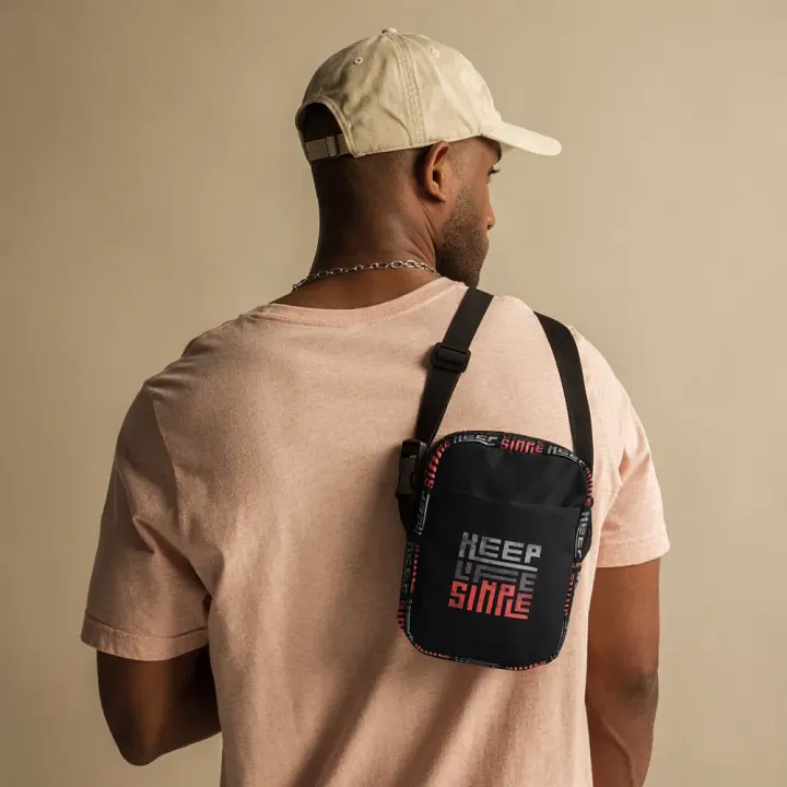'Keep Life Simple' Utility Crossbody Bag product image (2)