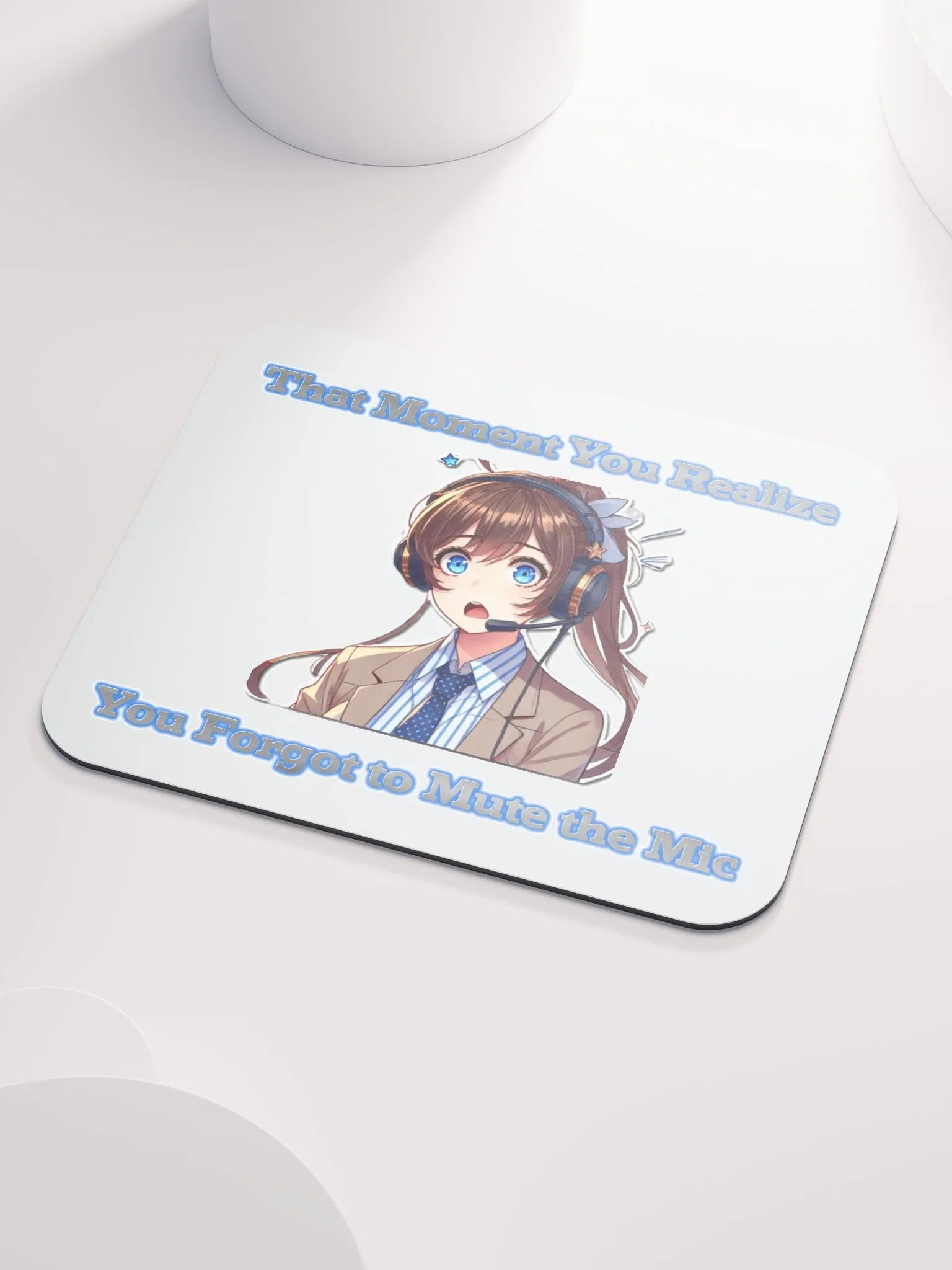 Forgot to Mute Mousepad Female product image (3)