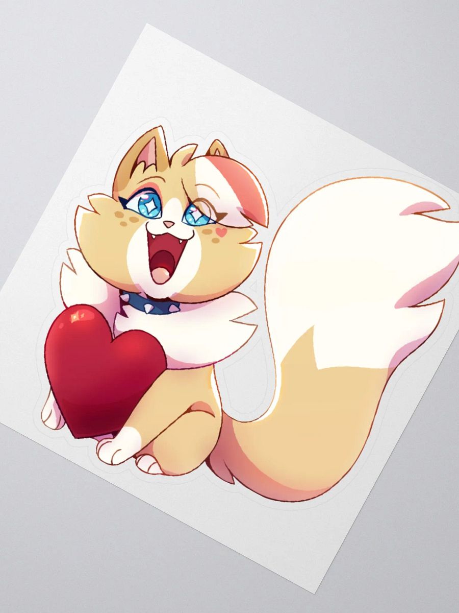Cream Valentines Sticker product image (6)