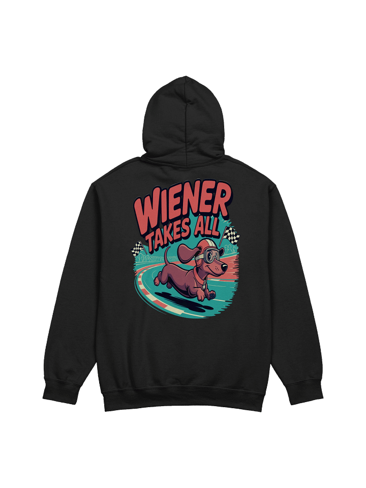 Wiener Takes All Racing Dachshund Hoodie product image (5)