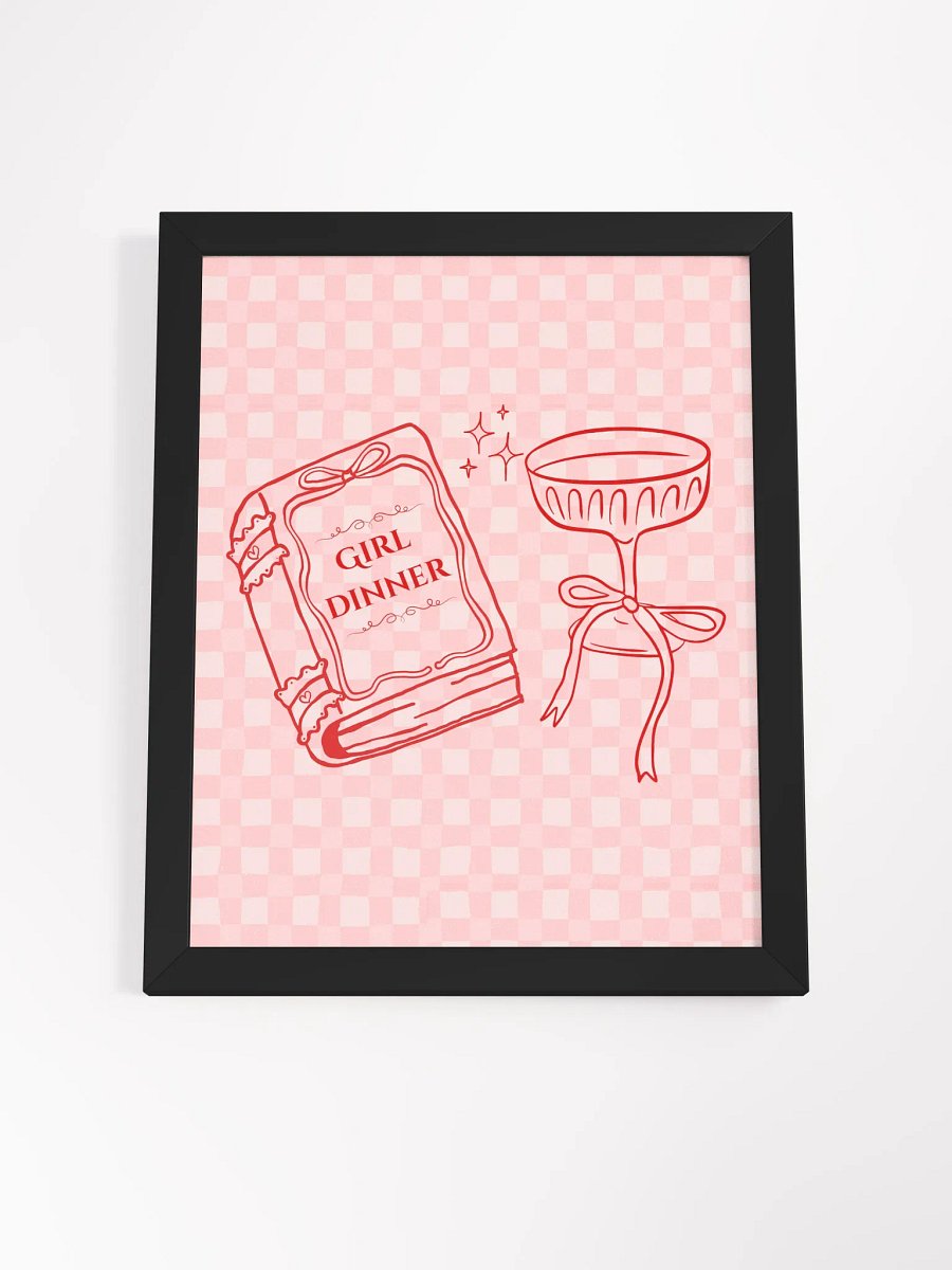 Girl Dinner Frames Poster product image (4)