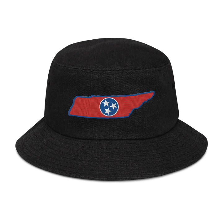 Tennessee Trio Embroidered Denim Bucket Hat product image (1)