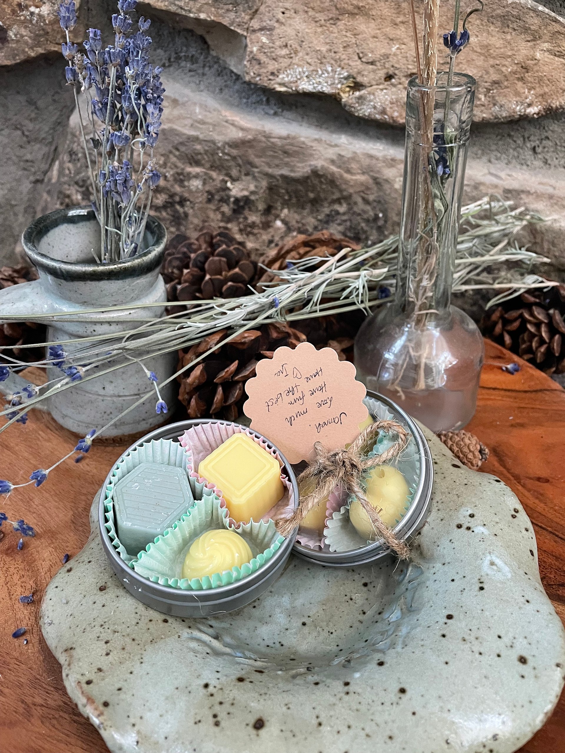Premium Better Body Butter Bar Minis, Chocolate Edition, Wax Free - Refillable Gift Ready (3 PACK) product image (1)