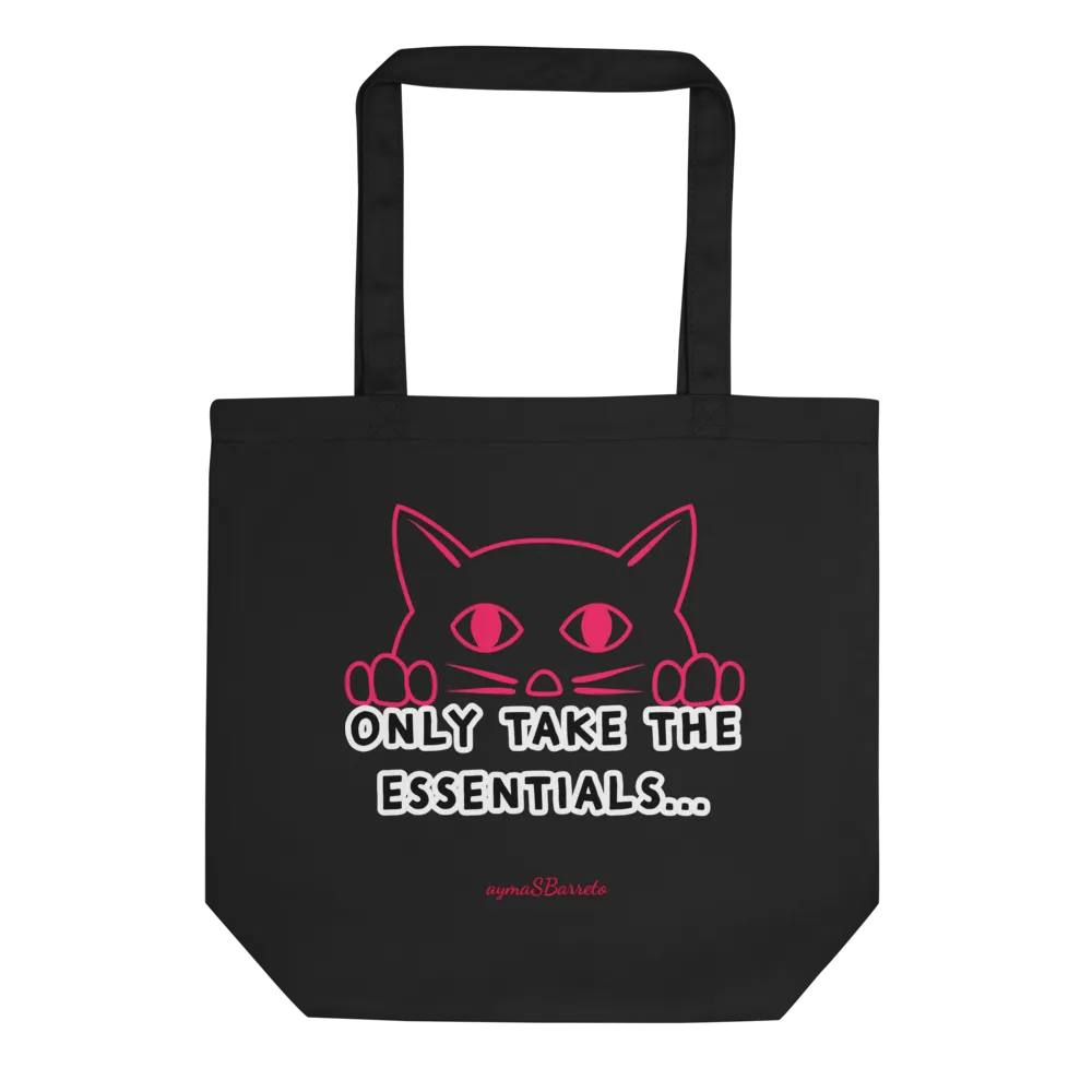Neon Cat Essentials Tote Bag product image (1)