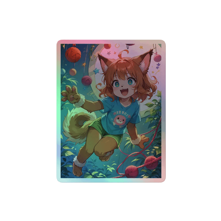 Animated Cat Girl Sticker Sheet product image (2)