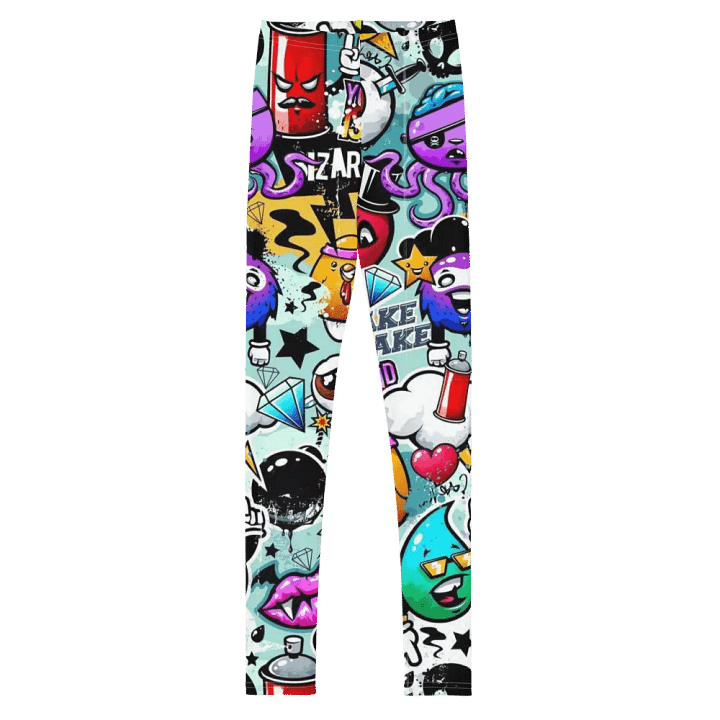 Kids Leggings – Poster Style Print for Trendy & Artistic Look product image (2)