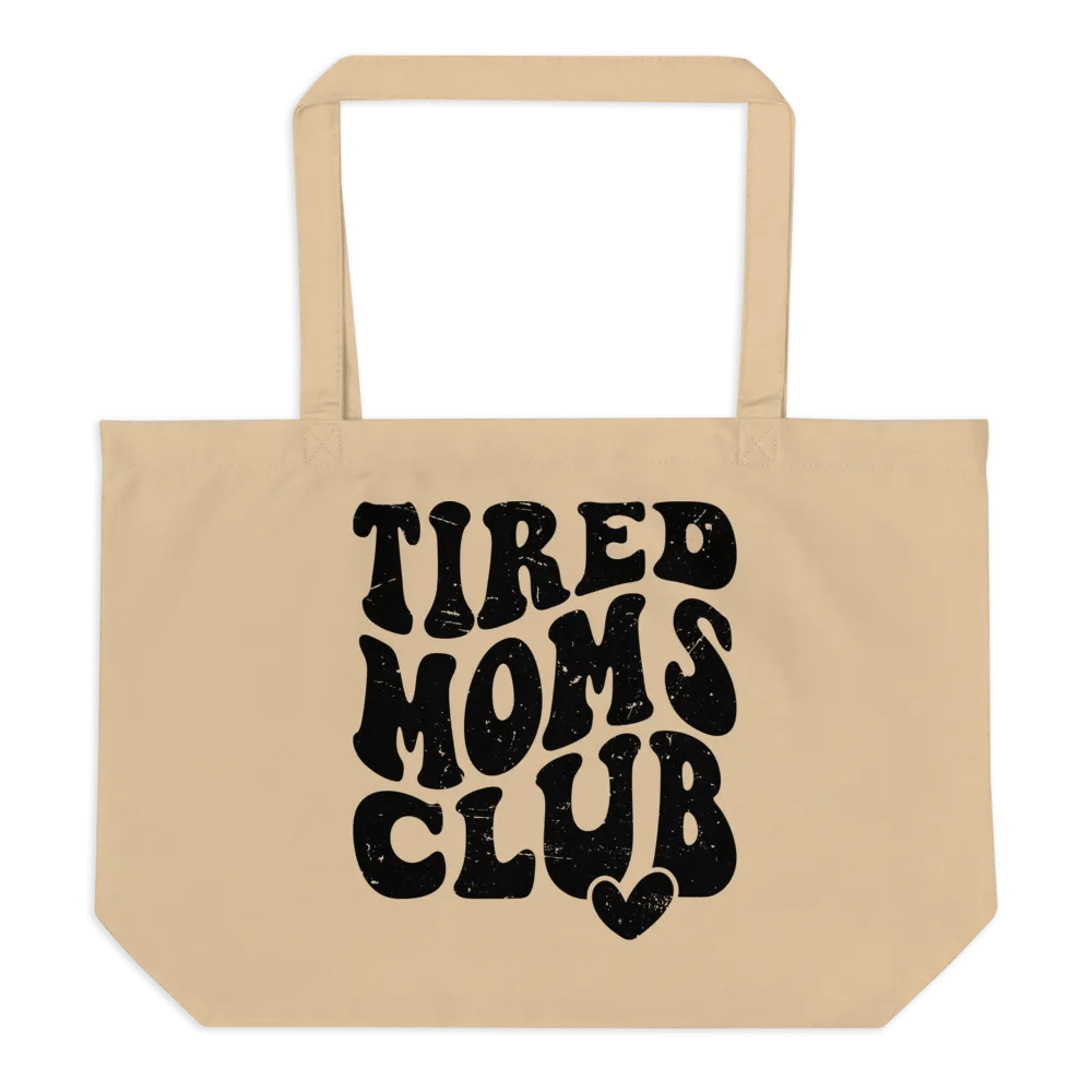 Tired Moms Club Canvas Tote Bag product image (1)
