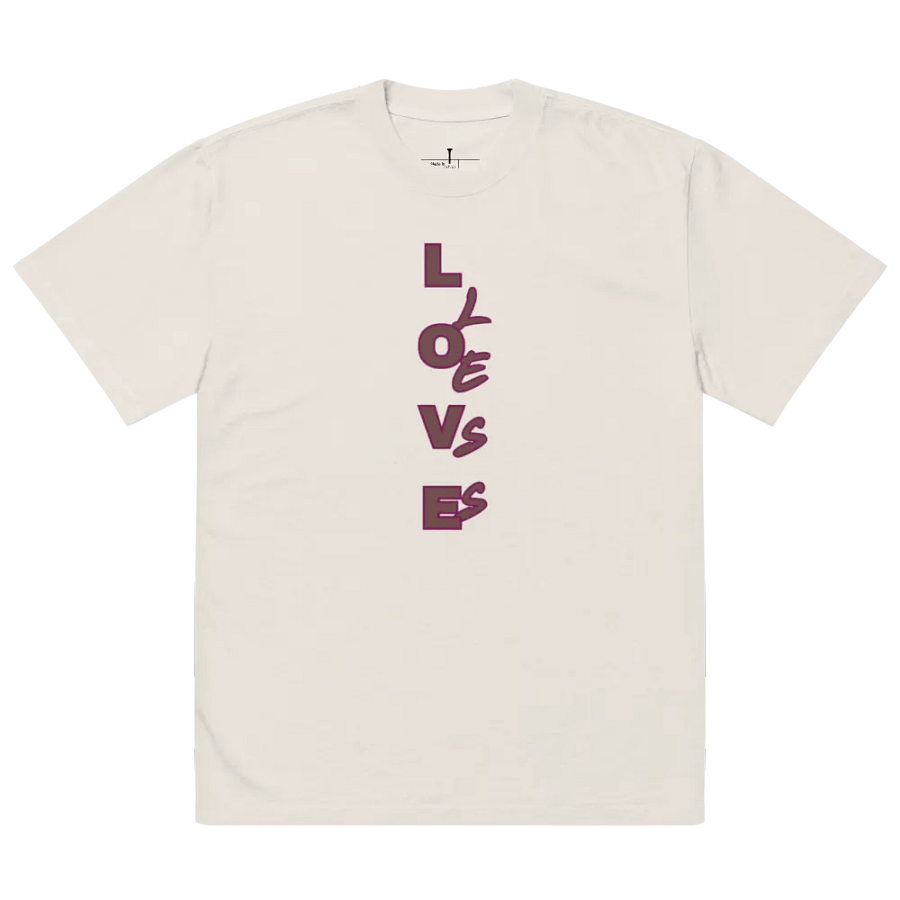 LOVE LESS Oversized Faded T-Shirt product image (2)