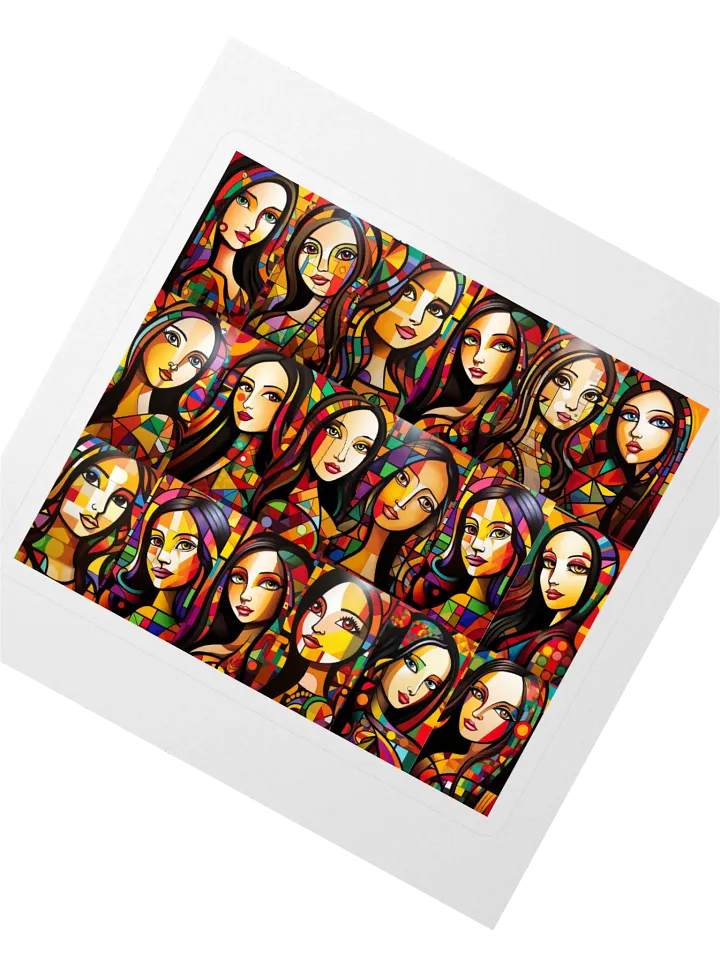 Mosaic Mona Lisa Goddesses Sticker Set product image (2)