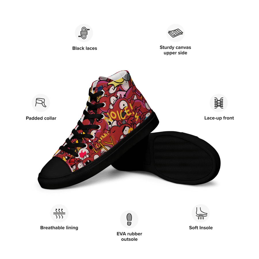 Draco's Chaos Women's High Tops! product image (11)